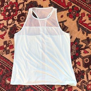 Athleta Tank with Mesh Detail Size Large